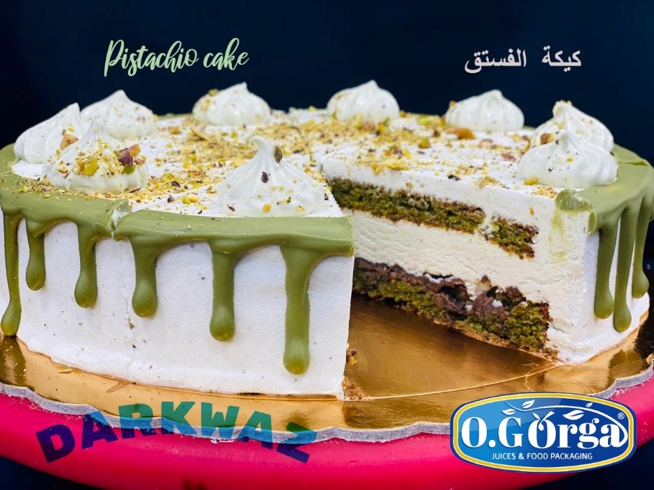 كيكه الفستق